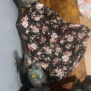 Joe Boxer Floral Skirt